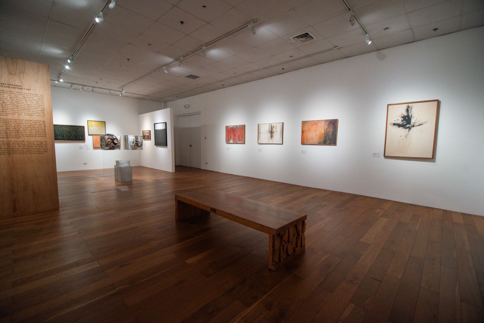 Installation shot of "A Synergy of Ventures: The Postwar Art Scene," on-view until 12 July 2025 at the Ateneo Art Gallery. (Photo: Clefvan Pornela)