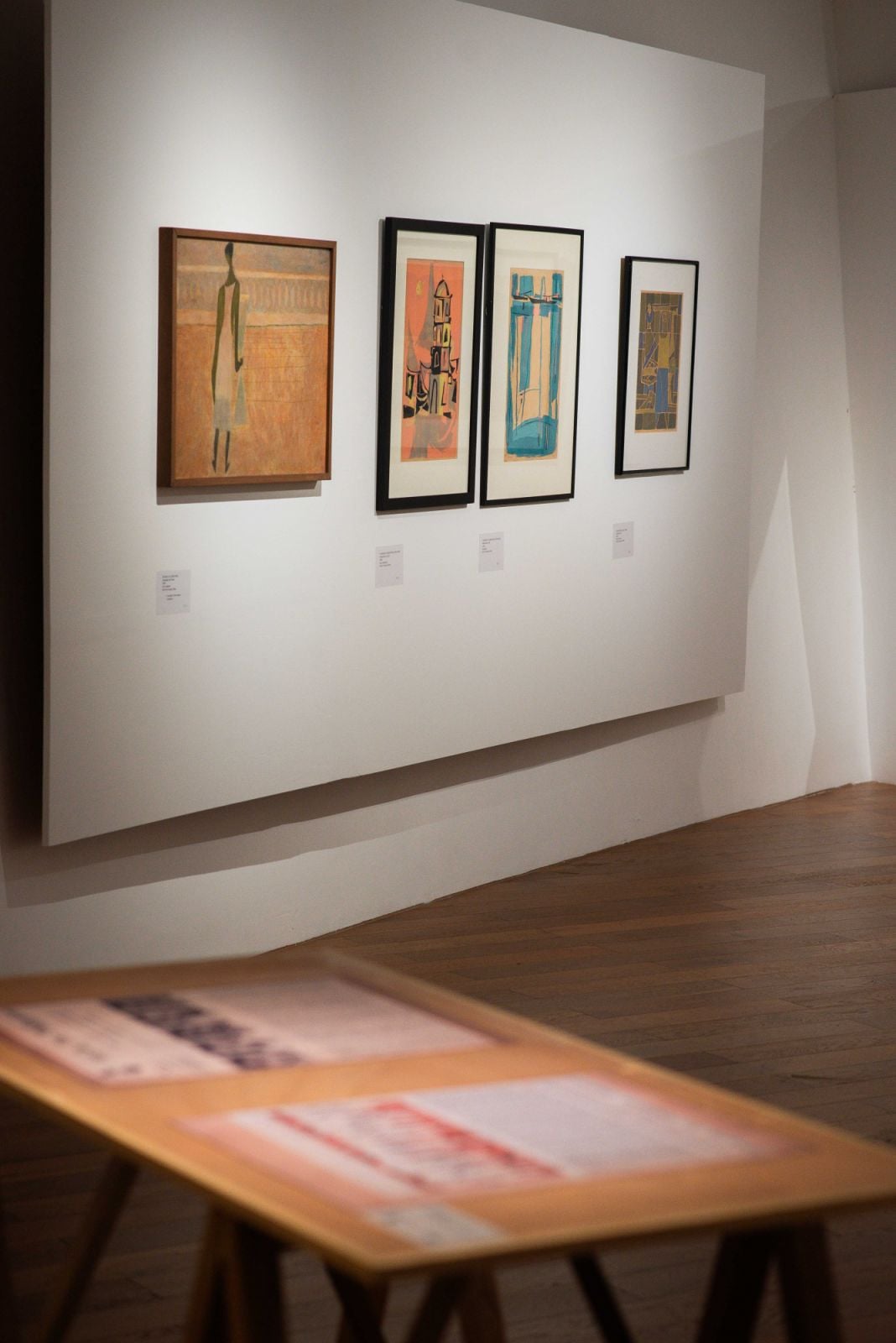 Installation shot of "A Synergy of Ventures: The Postwar Art Scene," on-view until 12 July 2024 at the Ateneo Art Gallery. (Photo: Clefvan Pornela)