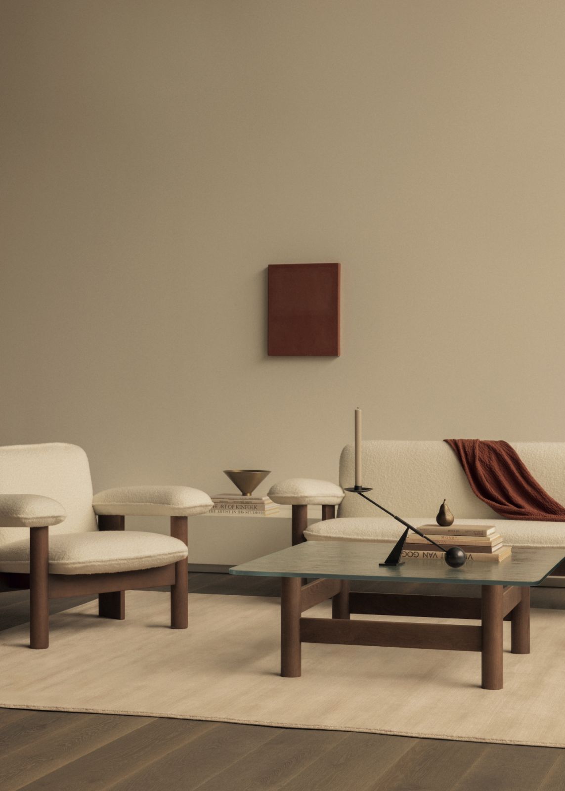 The sculptural Isola coffee table by Ferm Living