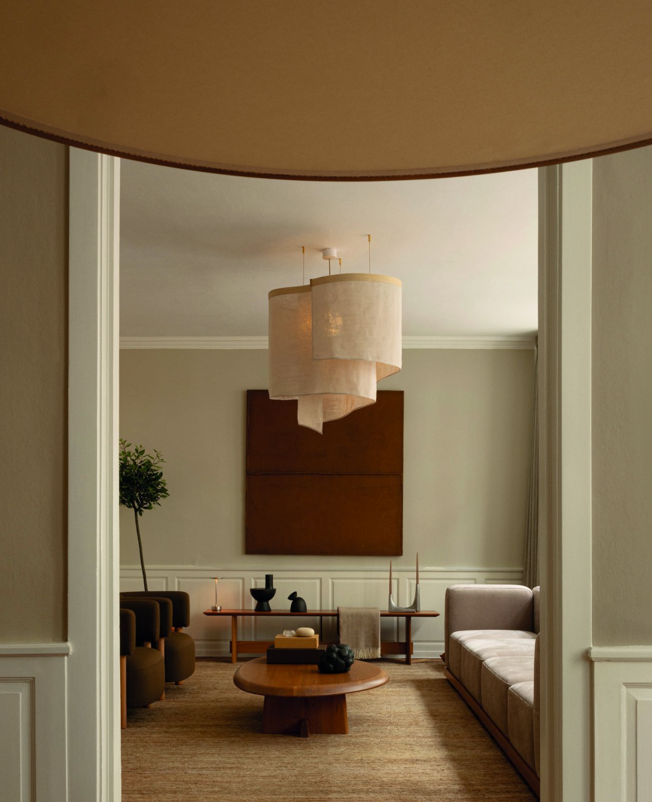 Karimoku Case’s crafted pieces added a soulful serenity to the Enter the Salon showcase