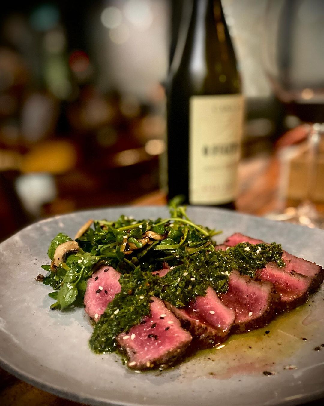 Steak with ulam chimichurri (Photo: Instagram / @copaa.kl)
