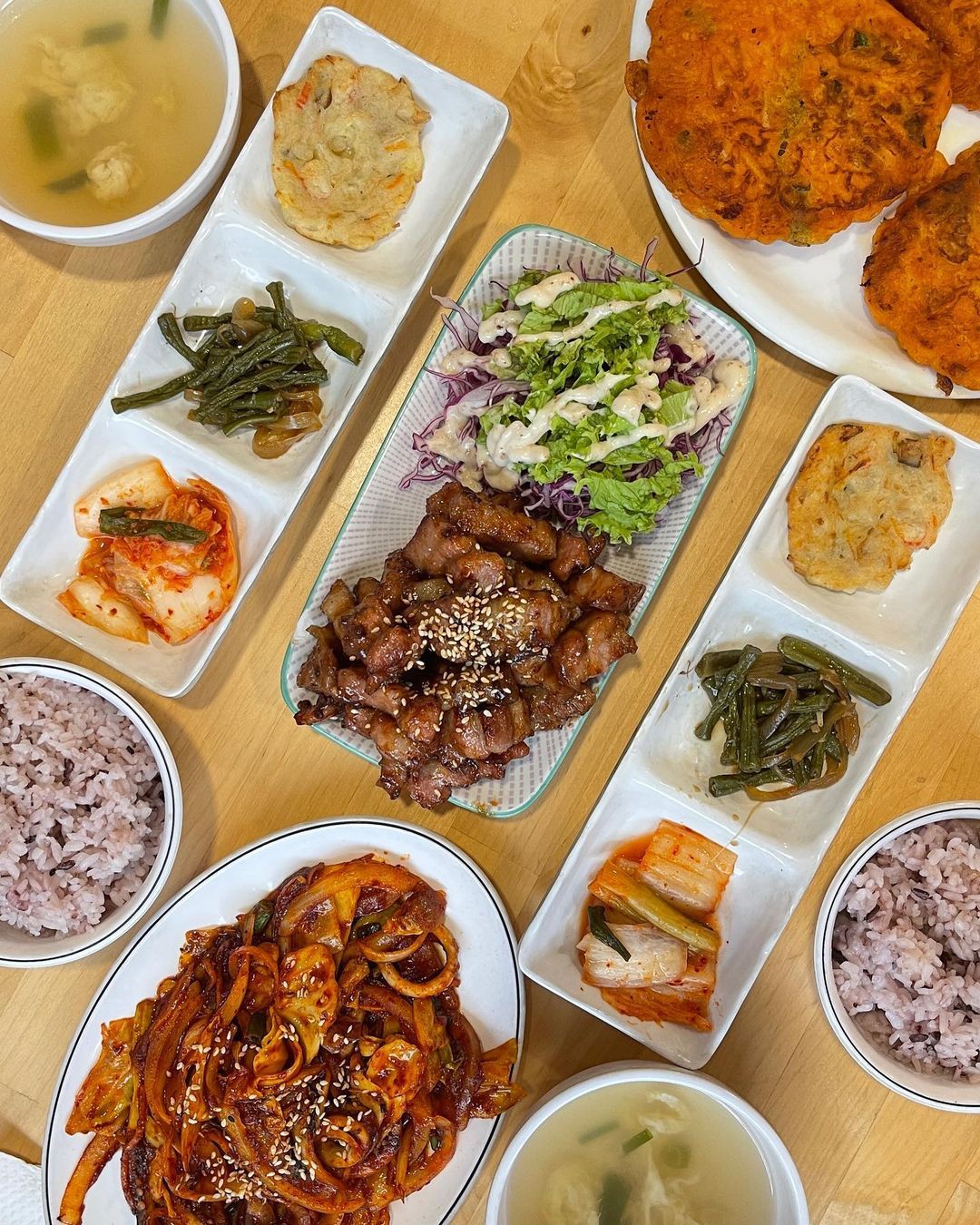 Dishes from Ju Ga & Cook (Photo: Instagram / @m2tof)