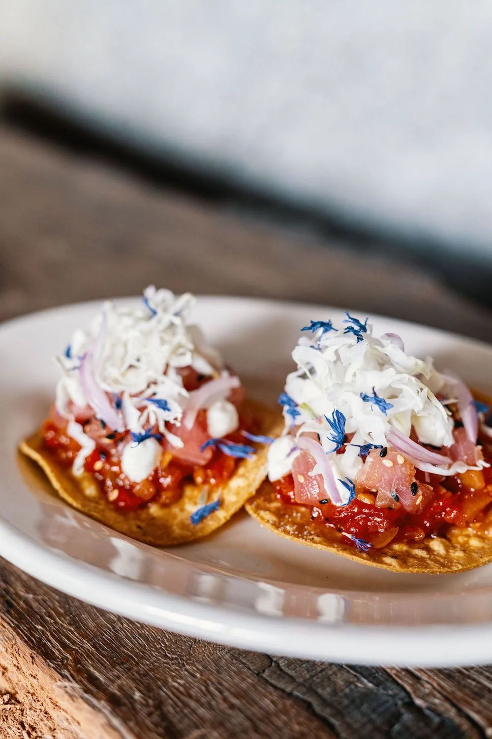 Tostadas from Coley (Photo: Joel Kirk)