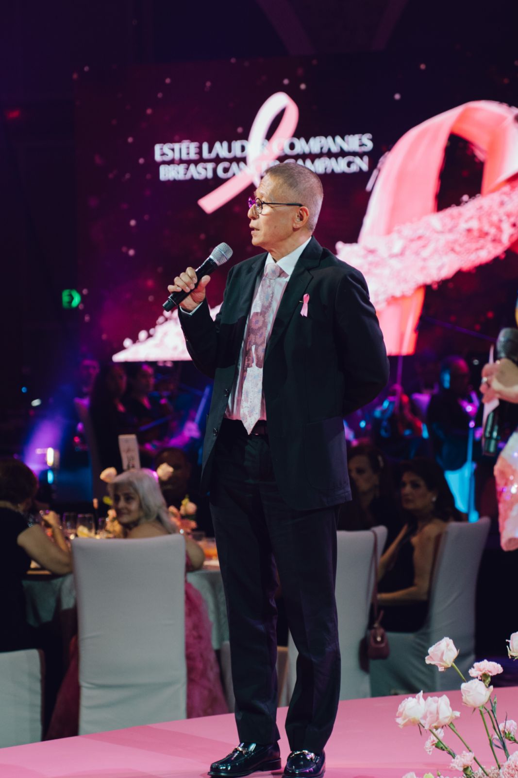 Dr Benjamin Campones, Jr giving out a few words