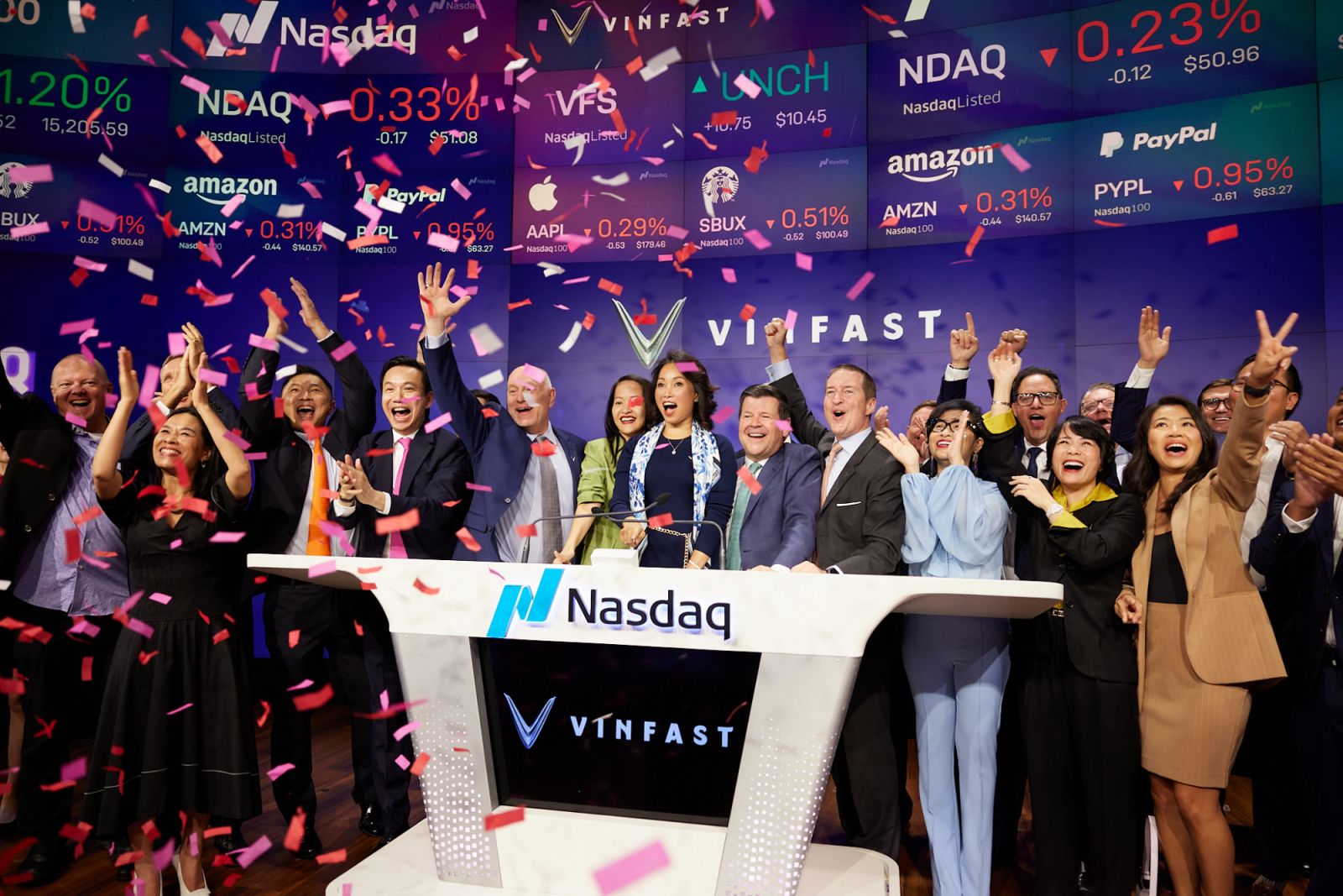 VinFast lists on Nasdaq