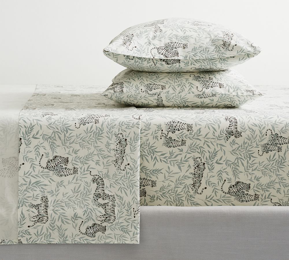 Pottery Barn Tiger Organic Percale Sheet Set