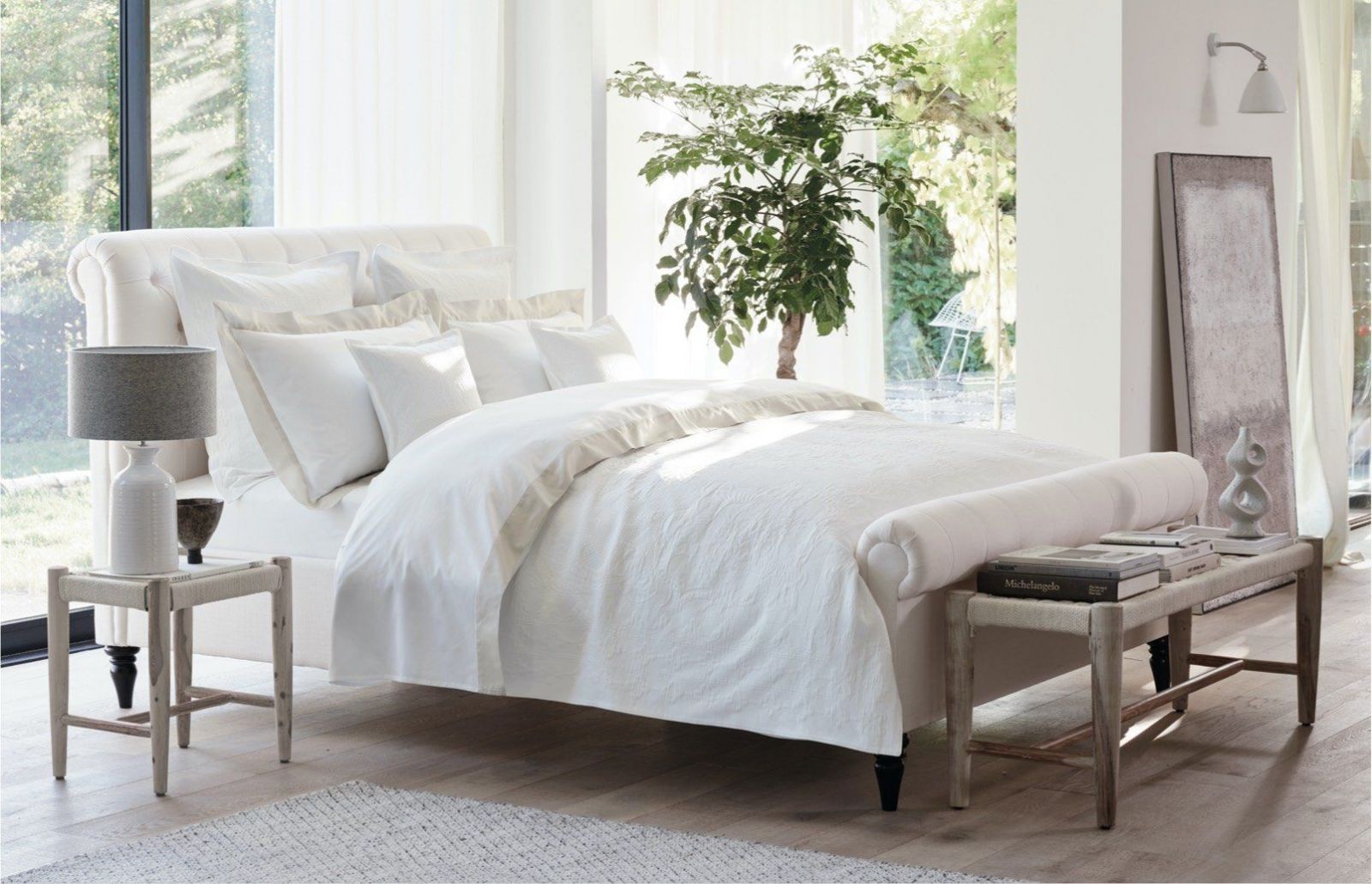 Bed linens from The White Company that turn any bedroom into a sanctuary