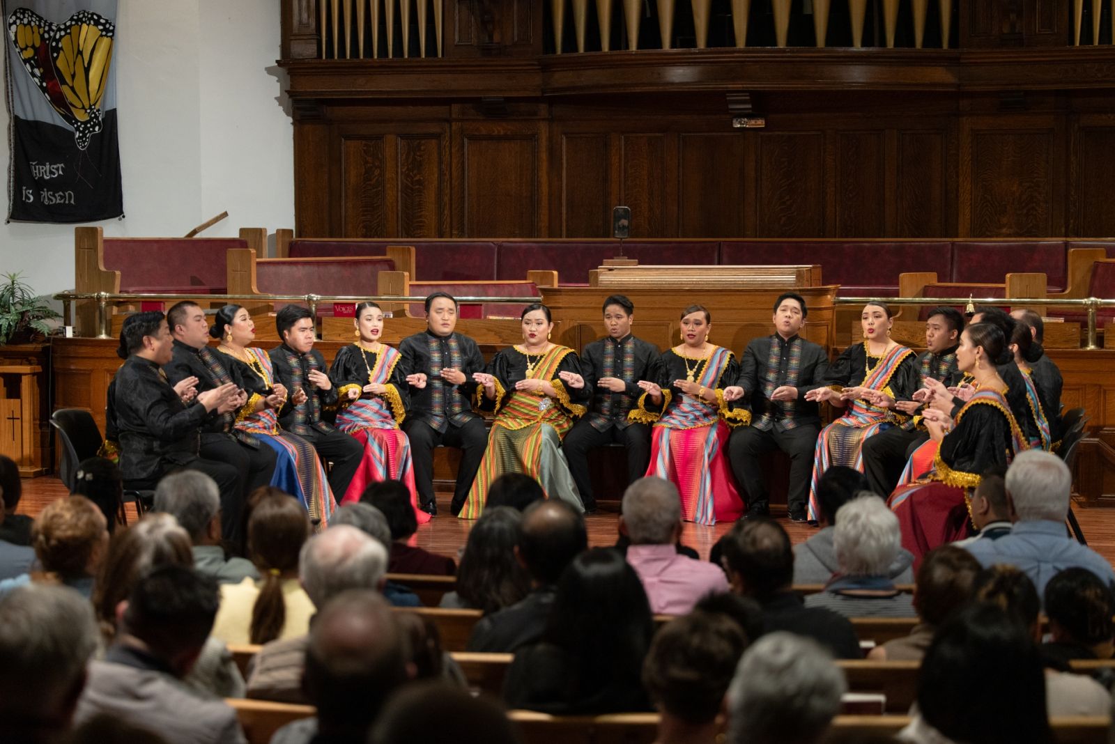 The Philippine Madrigal Singers in Regina during its Canada 2024 tour (Photo: Mind Art Studios)