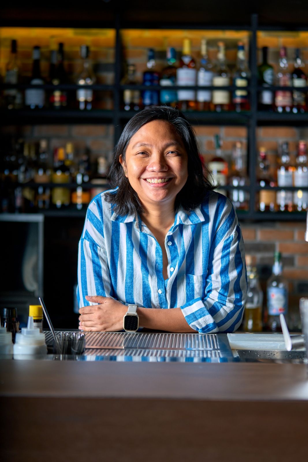 Abby Quilal-lan, managing partner at The Grasshopper Bar