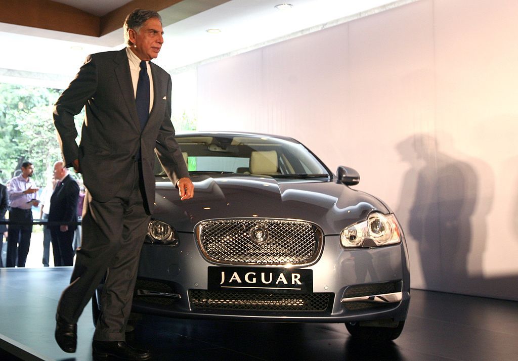 MUMBAI, INDIA � JUNE 28: Tata group chief Ratan Tata at the launch of Jaguar, Land Rover brands, in Mumbai on June 28, 2009. (Photo by Bhaskar Paul/The The India Today Group via Getty Images)