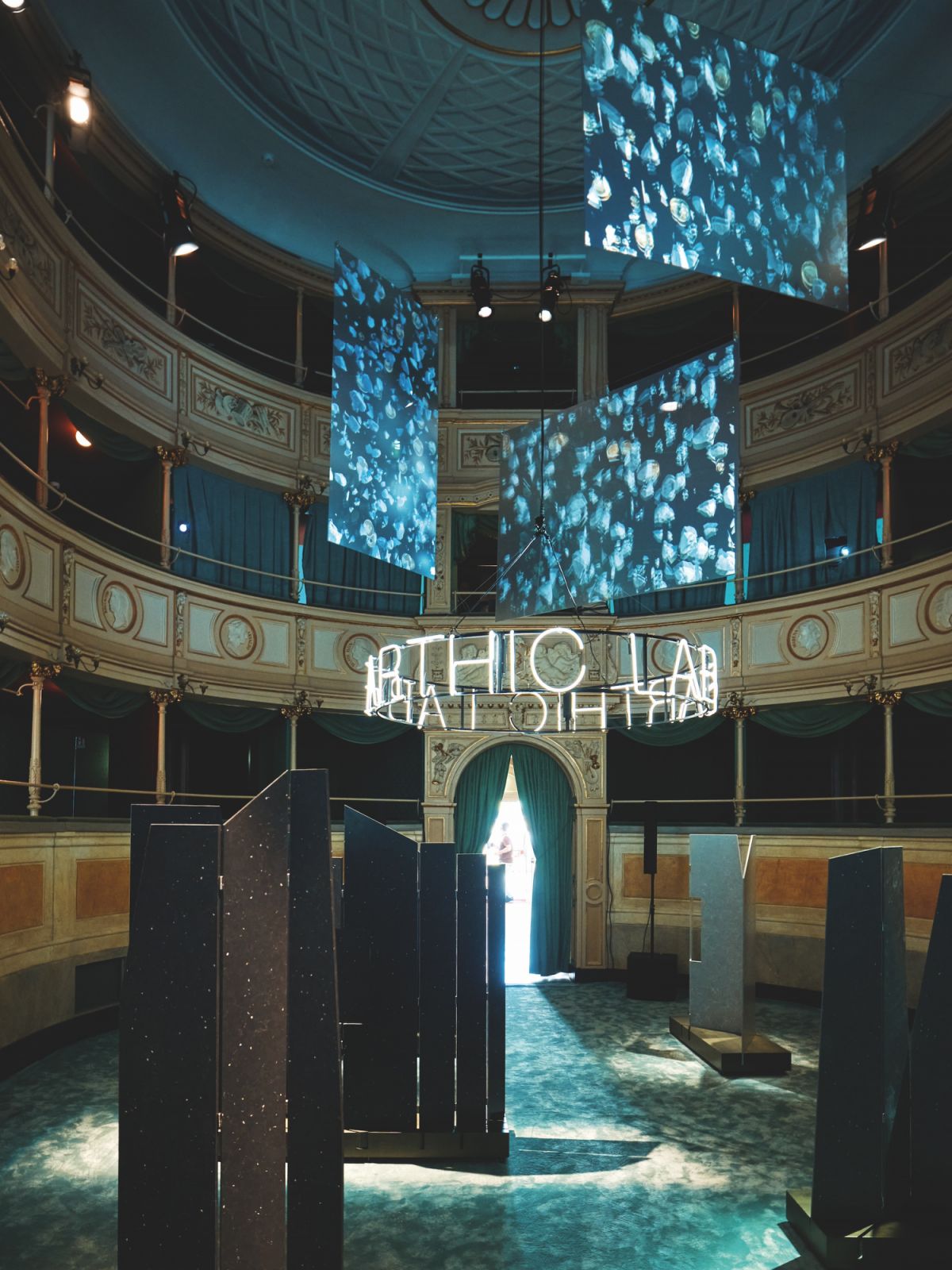 The Earthic Lab exhibition at Milan’s Teatro Gerolamo turned Earthic’s origins  into a spectacle for visitors