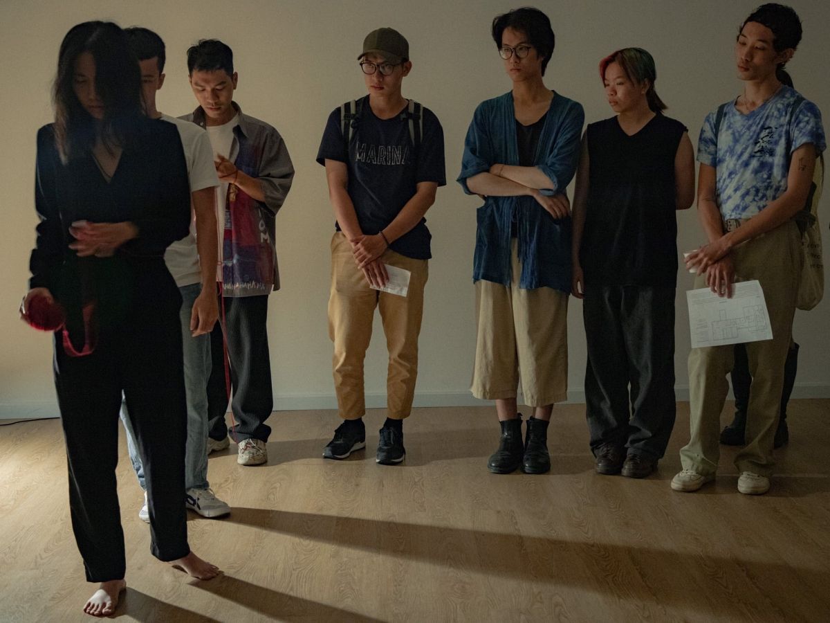 Buổi Artist Talk “The Showcase - Nhi Lê” 2021 về nghệ thuật trình diễn (performance art). (Ảnh: Facebook /Toong)