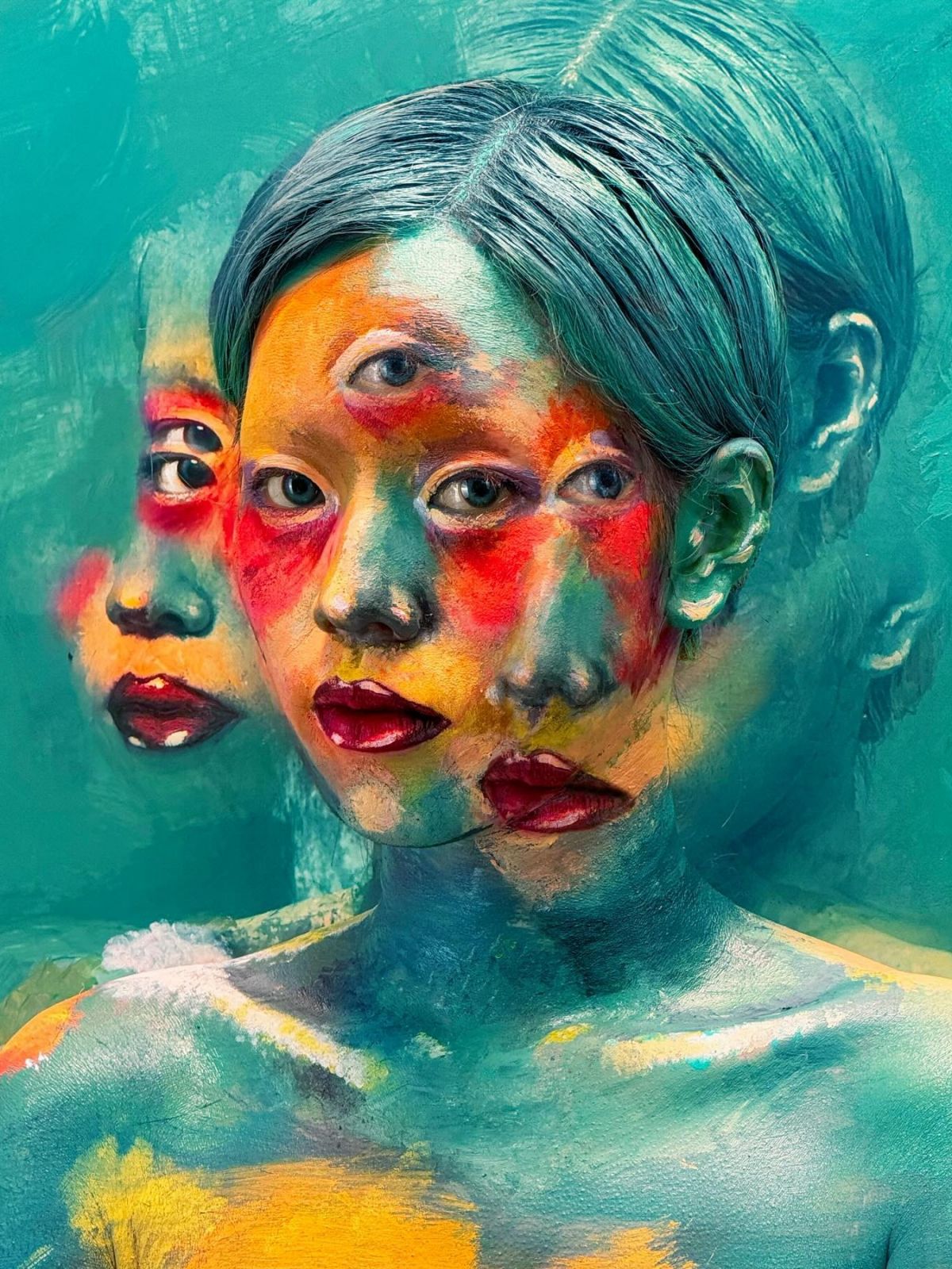“Illusion of separation” do Yến Jii thực hiện  - chụp bằng iphone (Ảnh: Instagram/yenjiivu)