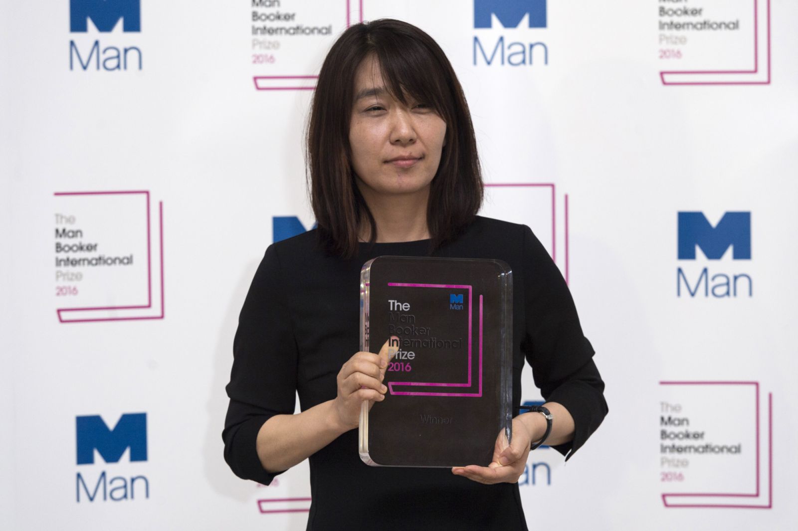 LONDON, UNITED KINGDOM - MAY 16:  Author Han Kang wins the 2016 Man Booker International Prize for the book titled The Vegetarian in London, United Kingdom on May 16th, 2016                             (Photo by Ray Tang/Anadolu Agency/Getty Images)