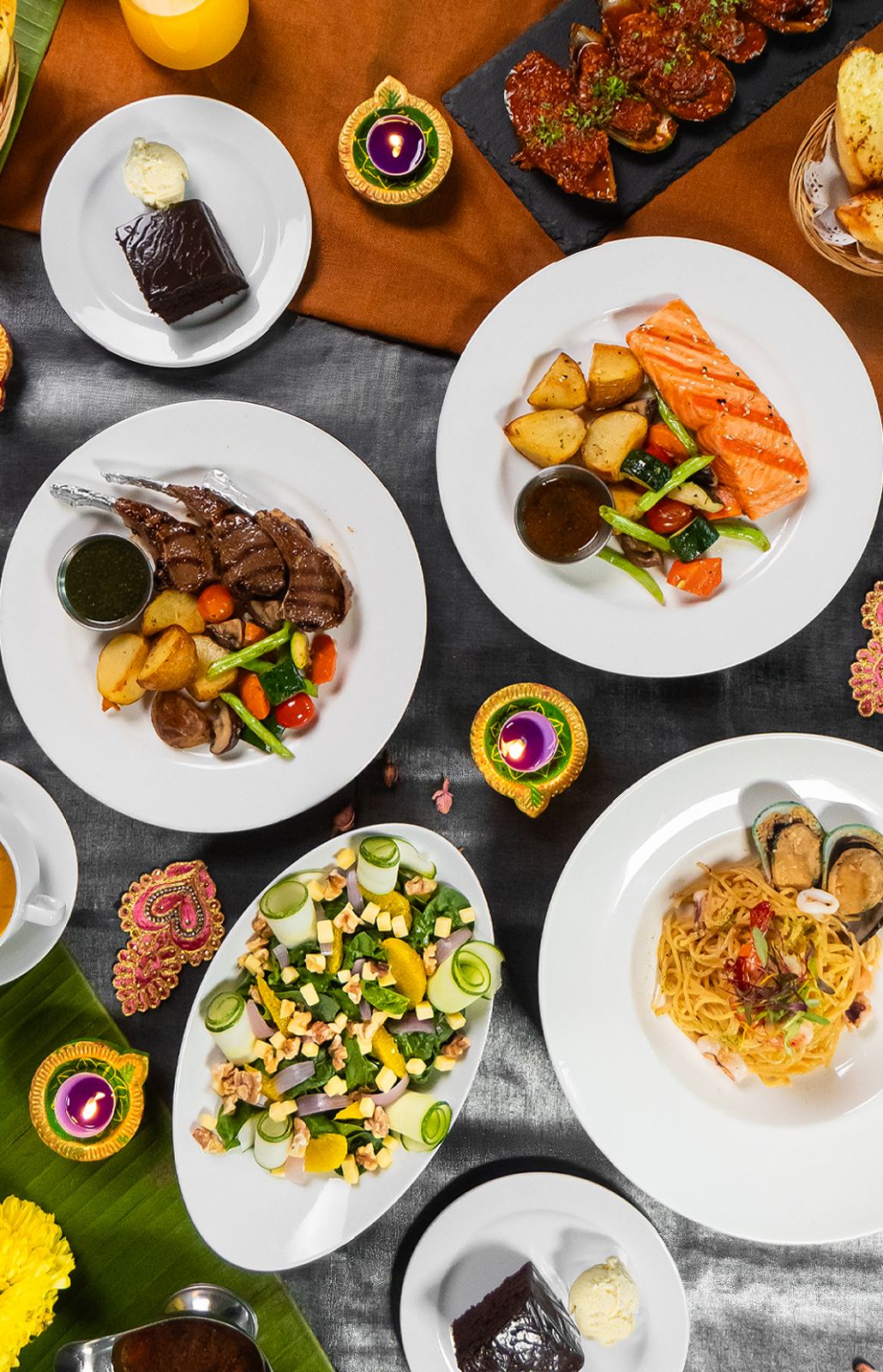 Dishes from Maria’s SteakCafé’s Deepavali menu (Photo: Maria’s SteakCafé)