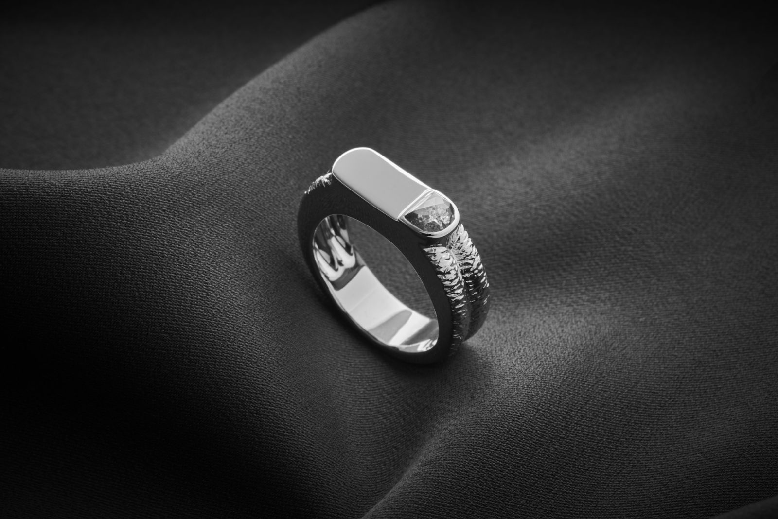 ‘Perfectly Imperfect’, designed by Melissa Koh and James Chan embraces imperfections (Photo: Twomorrow Jewellery)