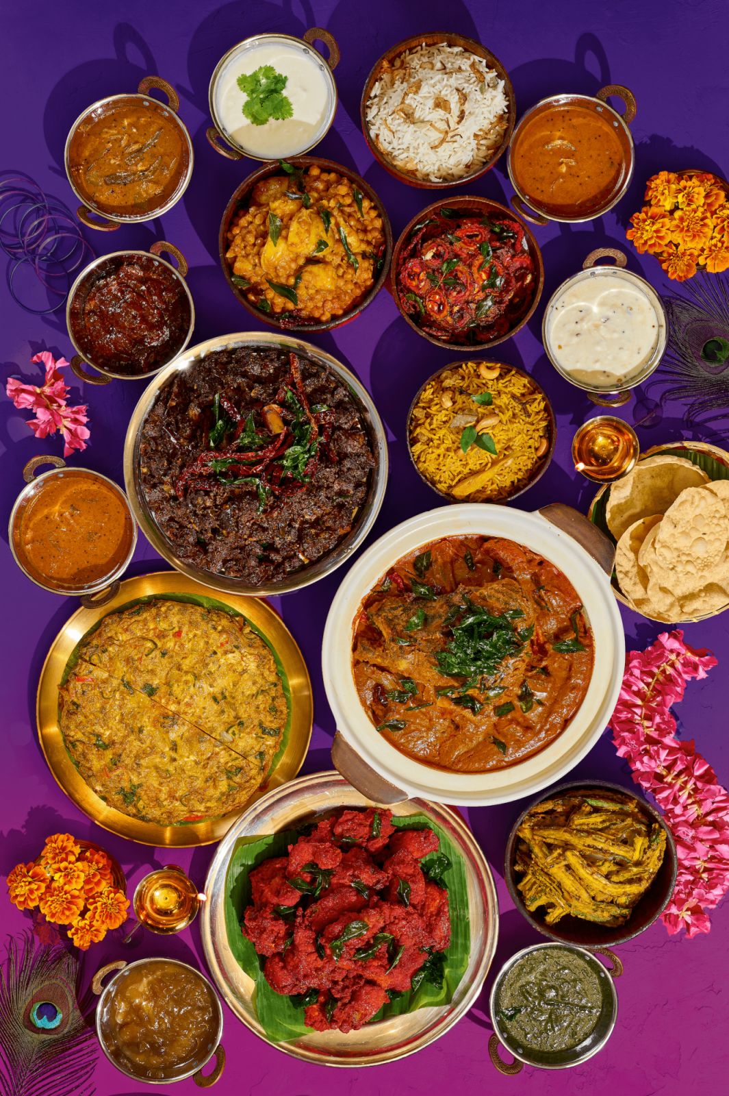 Festive plates from Sunset Terrace (Photo: Sunway Resort Hotel)
