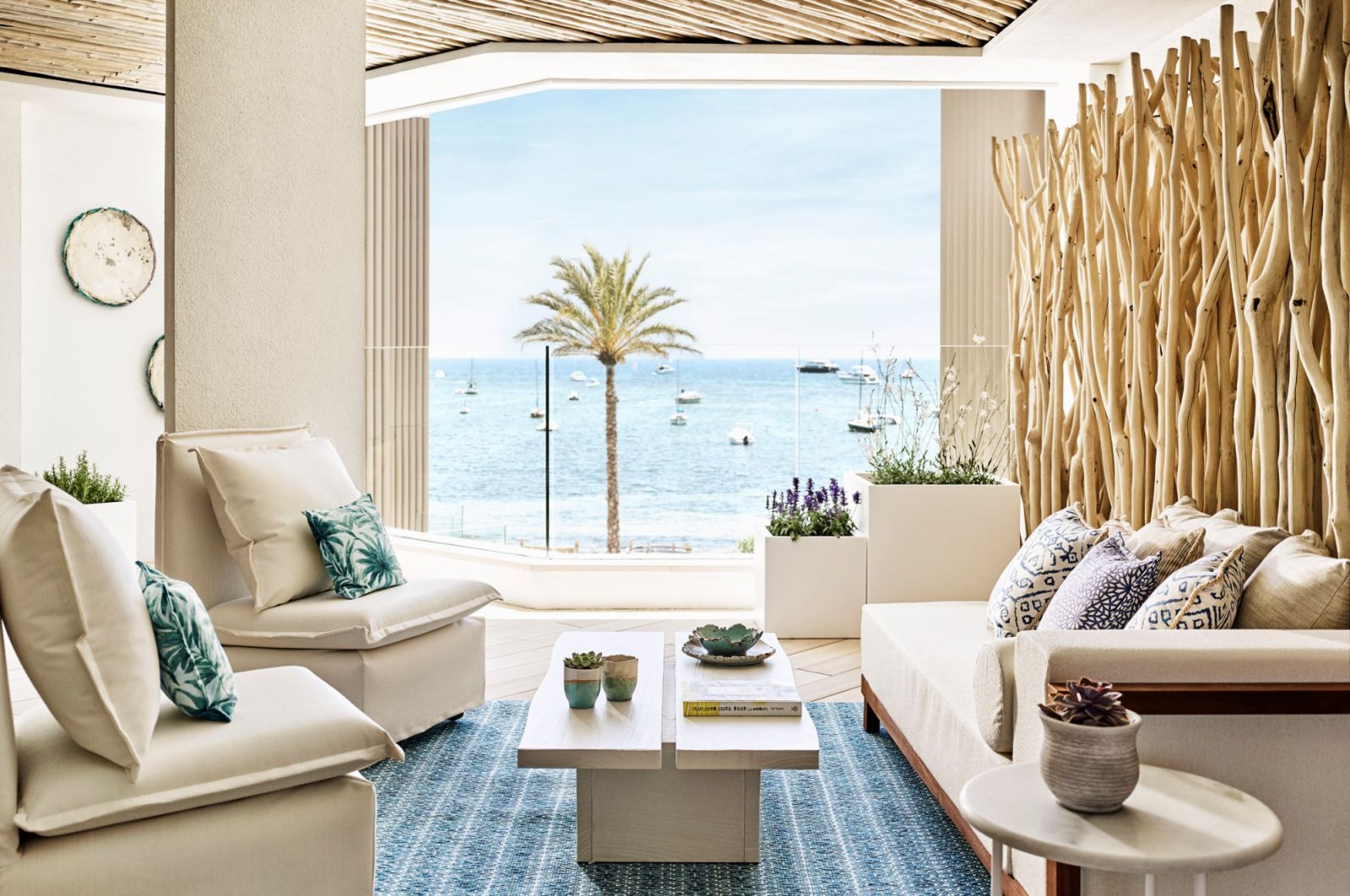 Overlooking the crystalline waters of Talamanca Bay (Photo: Nobu Hotel Ibiza Bay)