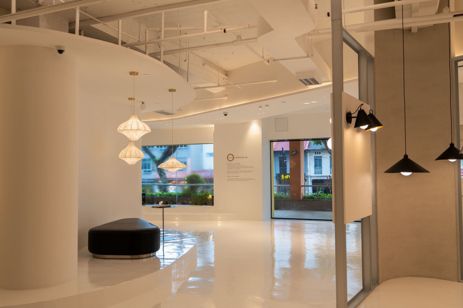 Another view of the interiors at Rooms by Sol Luminaire