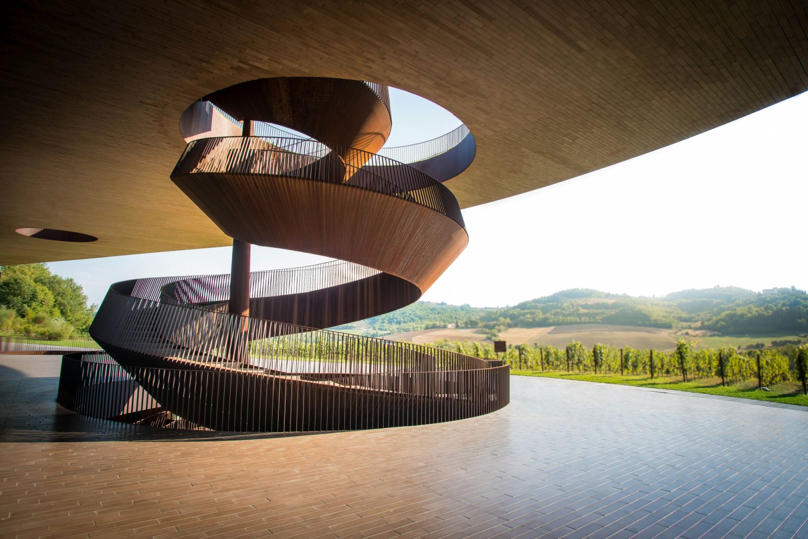 Antinori nel Chianti Classico, Bargino, Italy by Archea Associati (Photo: Unsplash/Franco Bottoni)