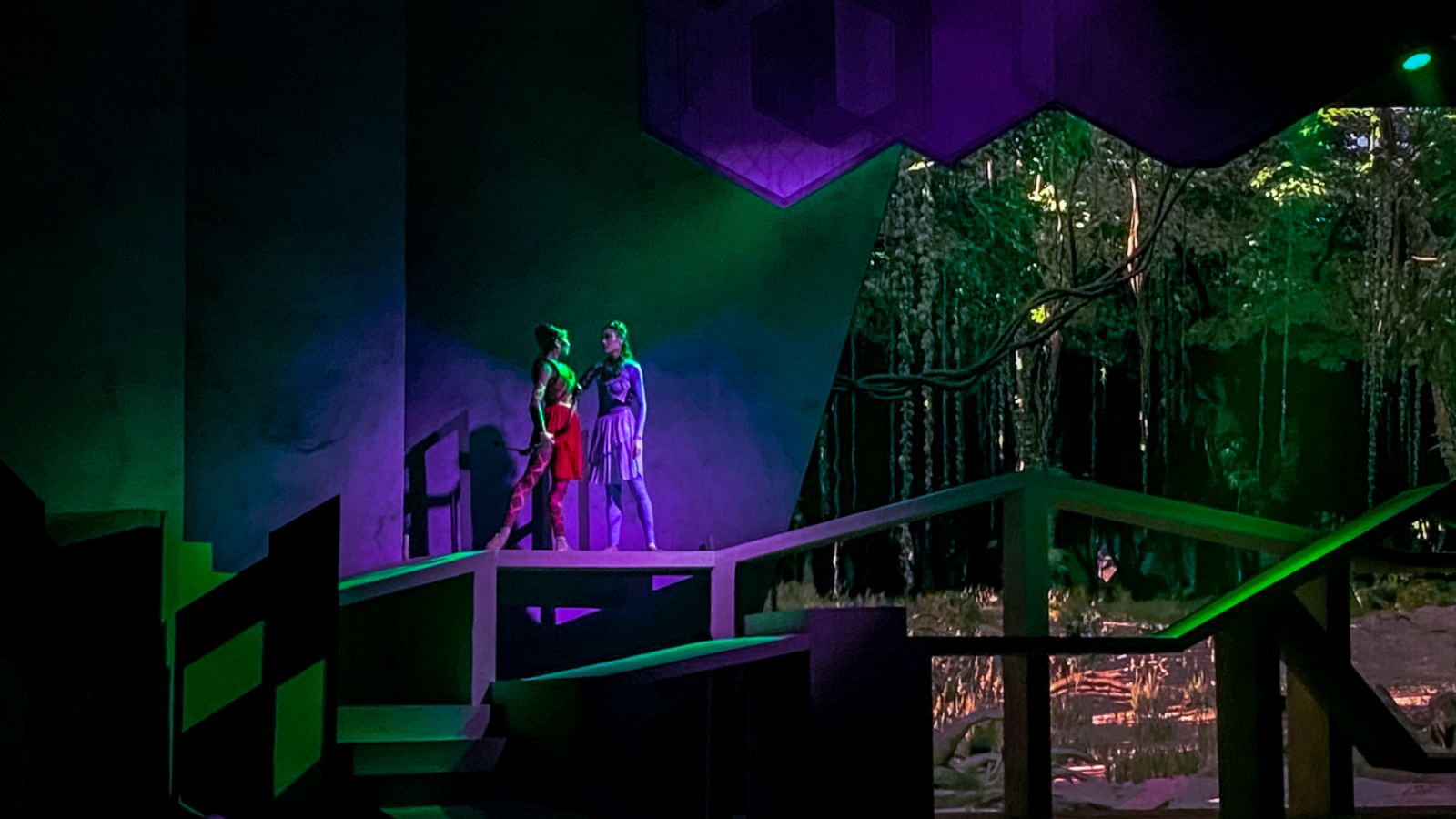 Stephanie Santiago and Abigail Oliveiro as Flerida and Laura