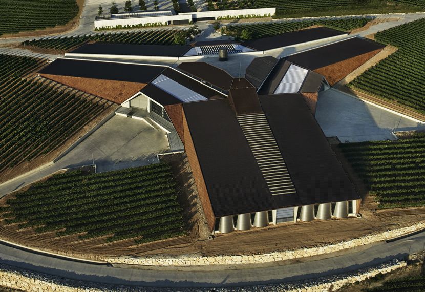 Bodegas Portia, Ribera del Duero, Spain by Foster + Partners (Photo: Bodegas Portia)