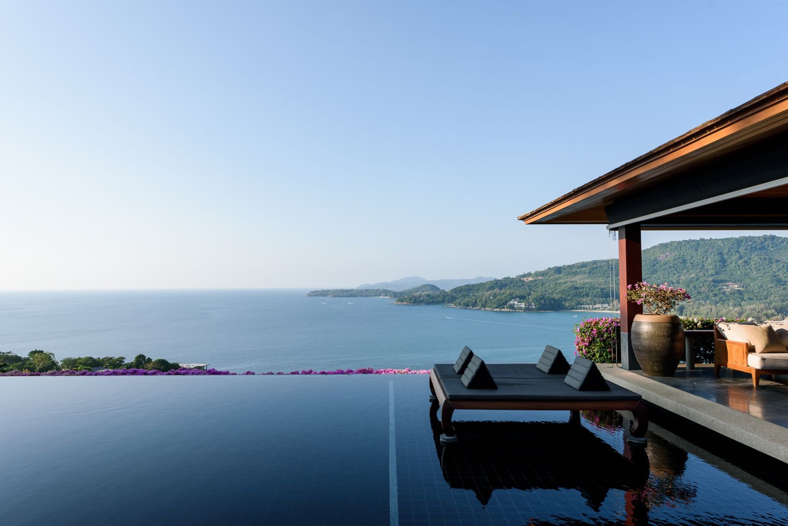 Infinity edge pool in Andara Resort & Villas' Pool Villa