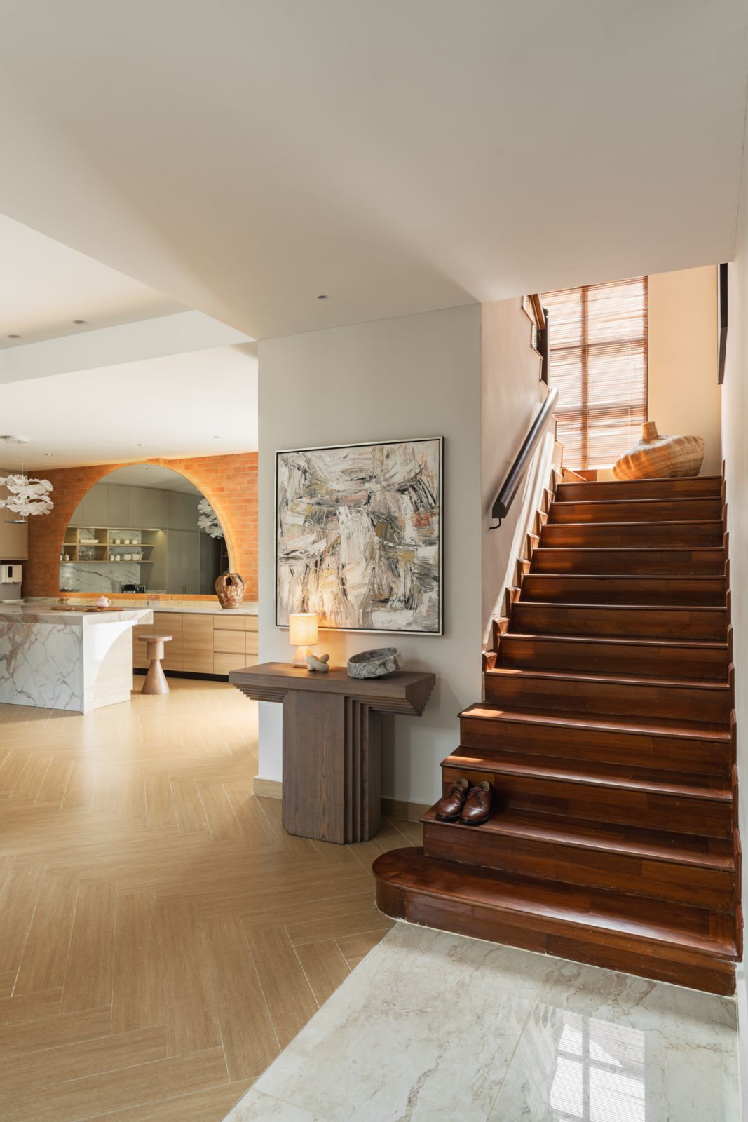 The renovated space feels open and welcoming