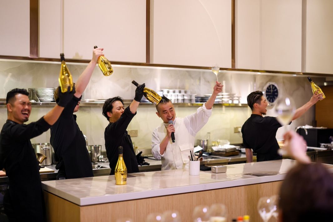 Armand de Brignac and Wagyumafia dinner