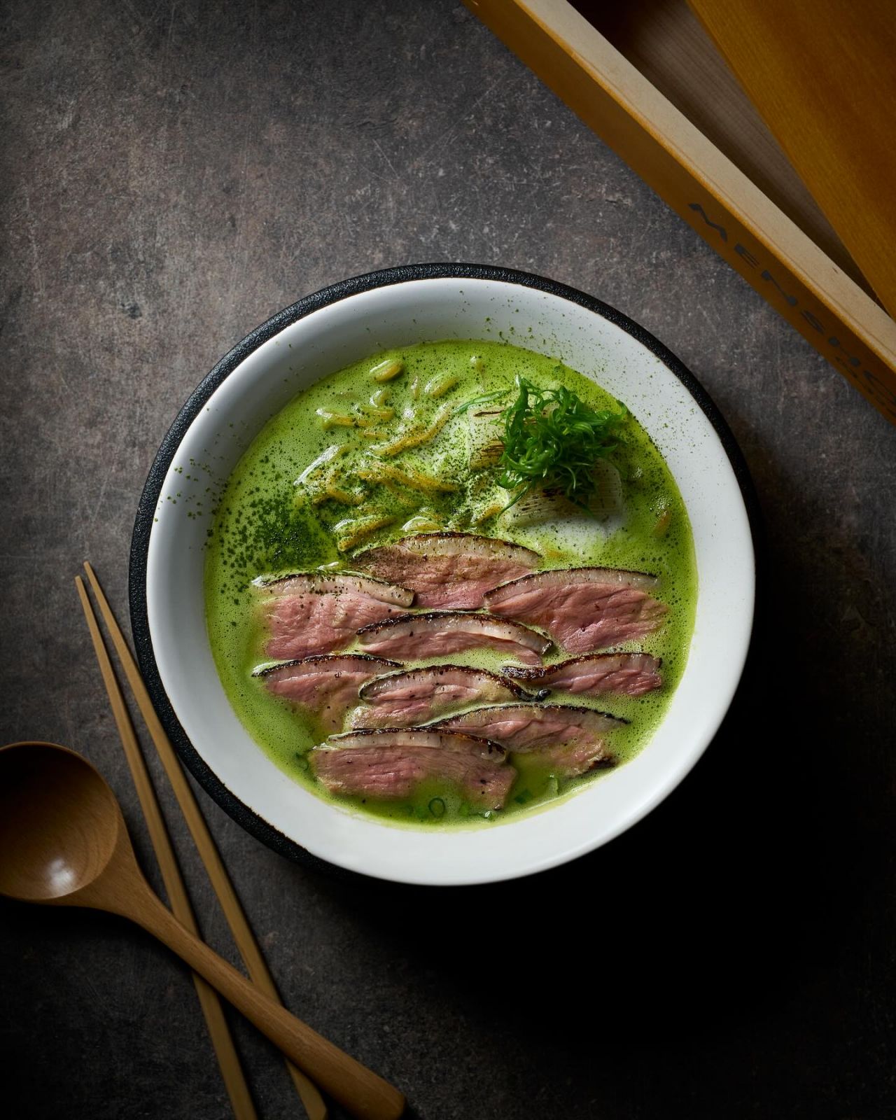 Mensho Tokyo’s Matcha Ramen (Photo: Facebook/Mensho Tokyo)