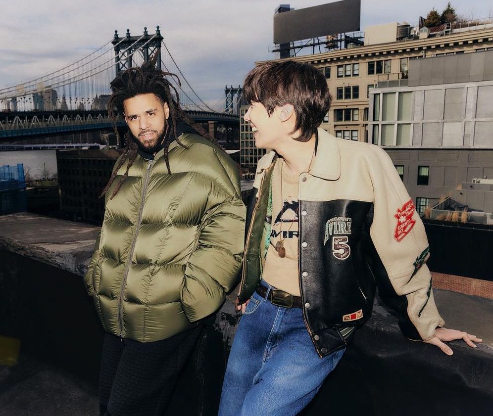 j-hope and J.Cole (Photo: Instagram / uarmyhope)