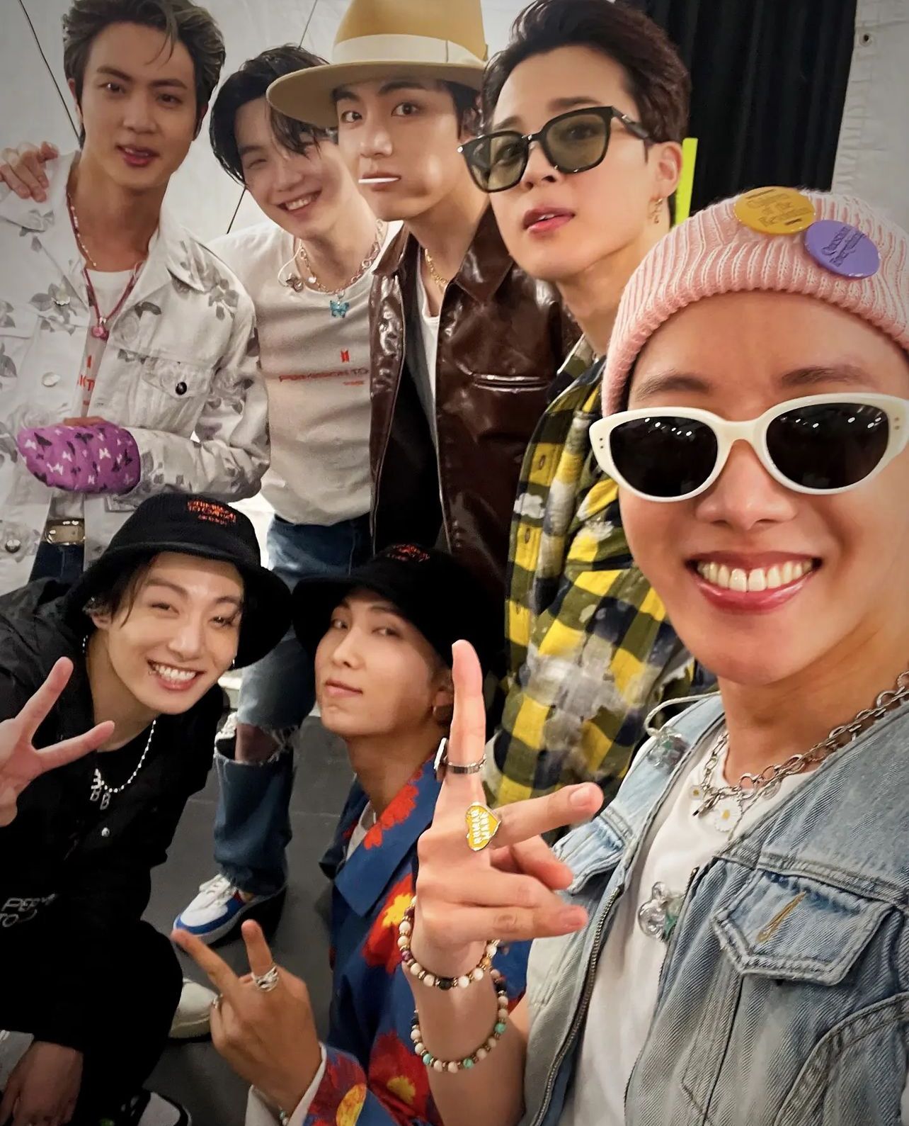 BTS members after Permission To Dance On Stage in Las Vegas (Photo: Instagram / uarmyhope)