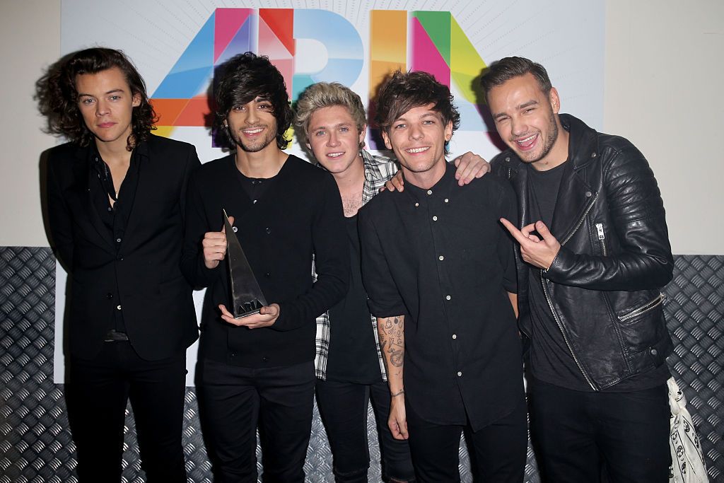 From left: Harry Styles, Zayn Malik, Niall Horan, Louis Tomlinson and Liam Payne from One Direction at the 28th Annual ARIA Awards 2014 (Photo: Getty Images)