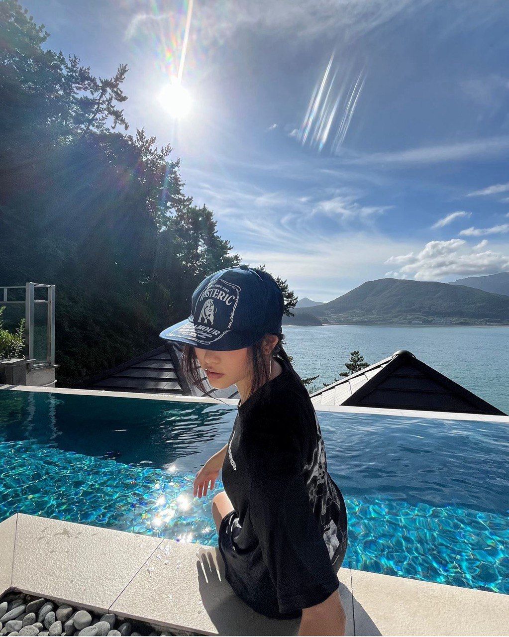 NewJeans’s Haerin in Wellbeing Express (Photo: Instagram/@newjeans_official)
