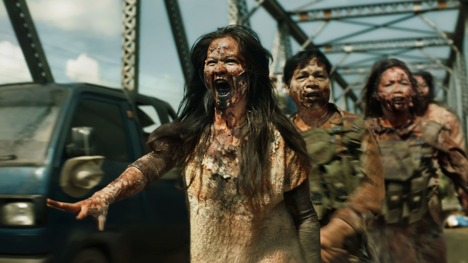 During the press conference, Carlo Ledesma reveals he gave each of the dead ones a unique backstory and “last words” that they say, reflecting the last moment of consciousness before they were infected (Photo: Netflix Philippines)