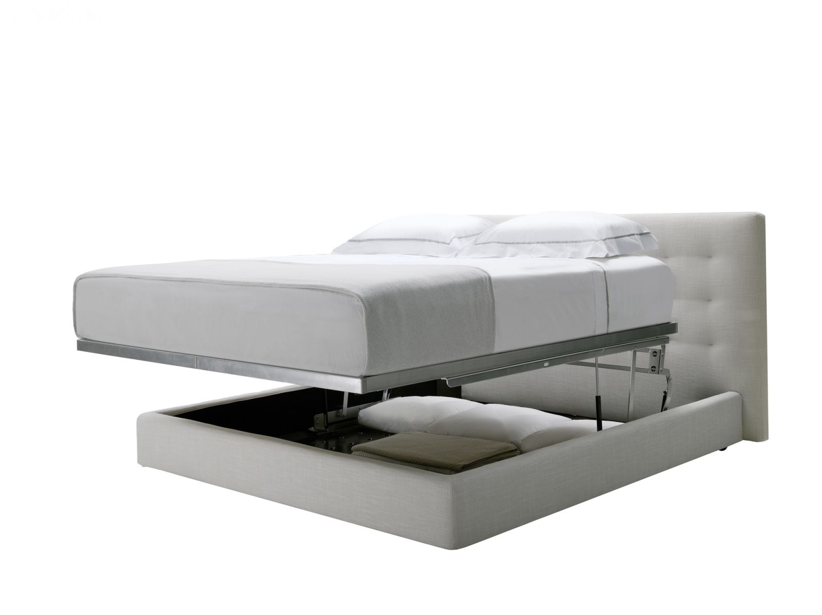The King Living Serenade storage bed spotted in the master suite