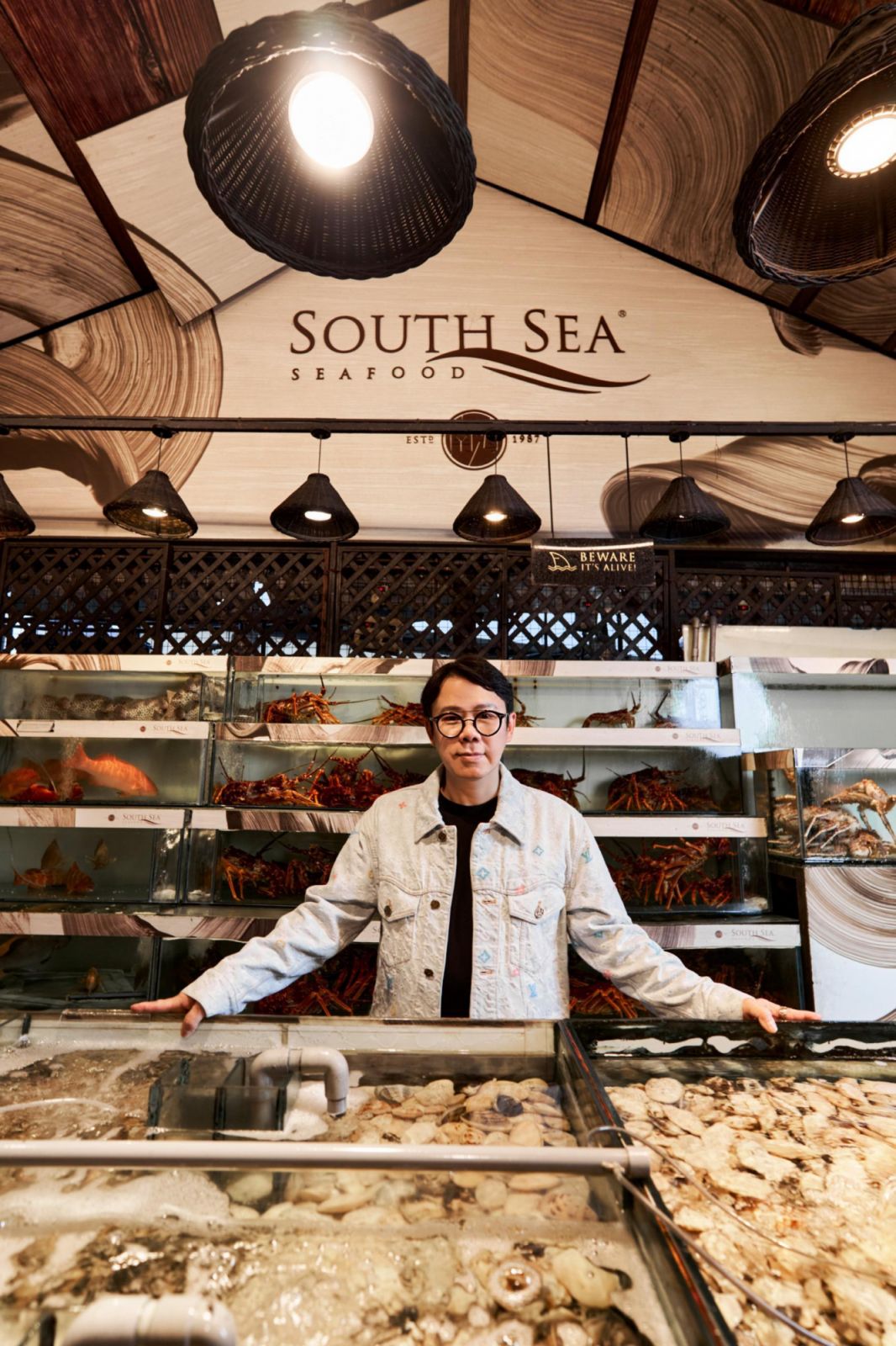 Terence Wong, owner of South Sea Seafood