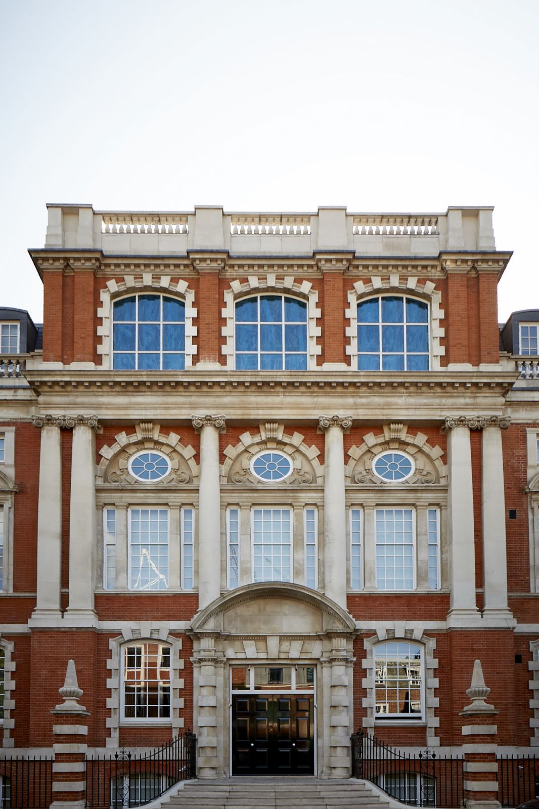 The traditional brickwork façade of the old King’s College dating back to the late 19th century