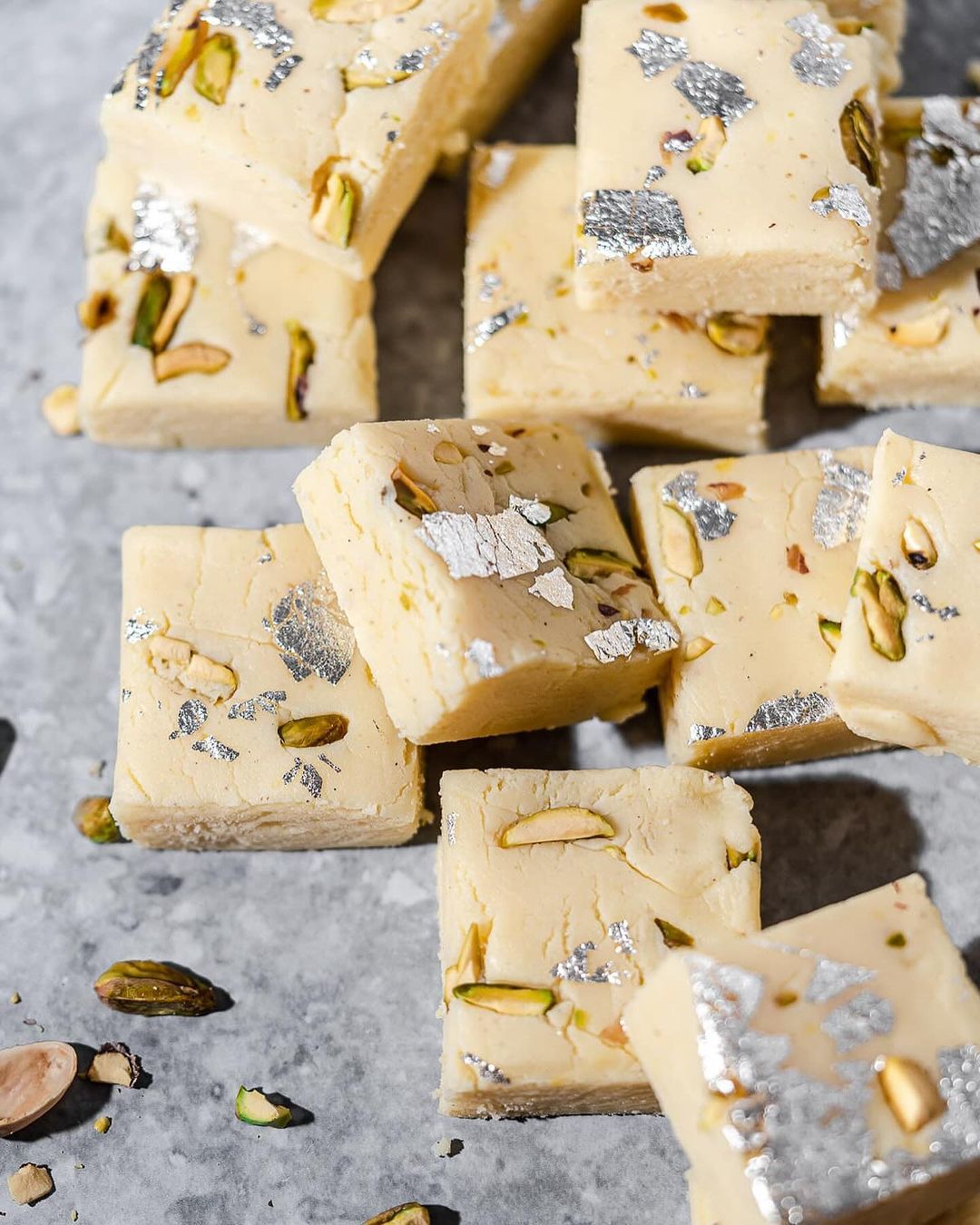 Barfi with chopped pistachios (Photo: Instagram / @yummy_lummies)