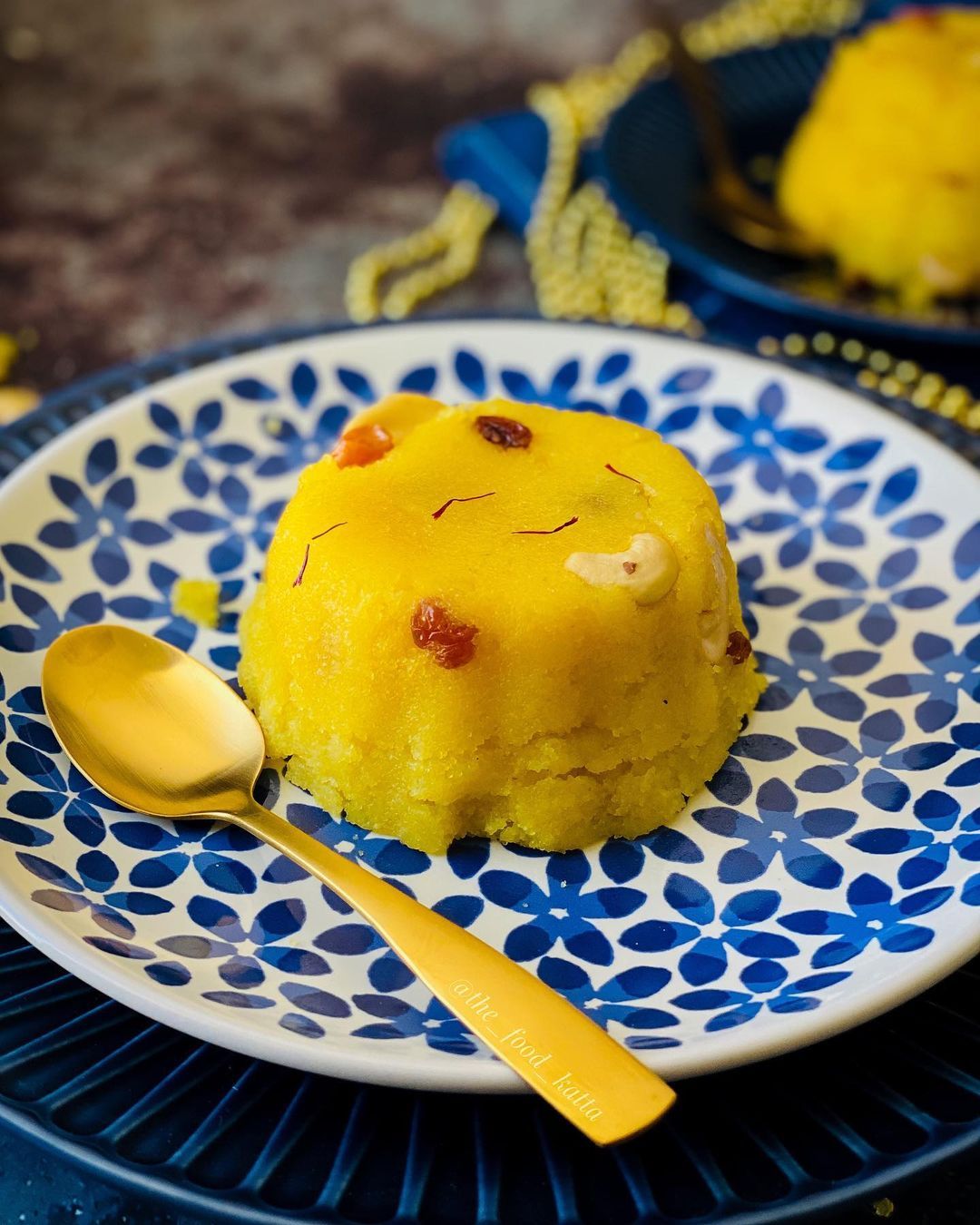 Rava kesari infused with pineapple (Photo: Instagram / @the_food_katta)