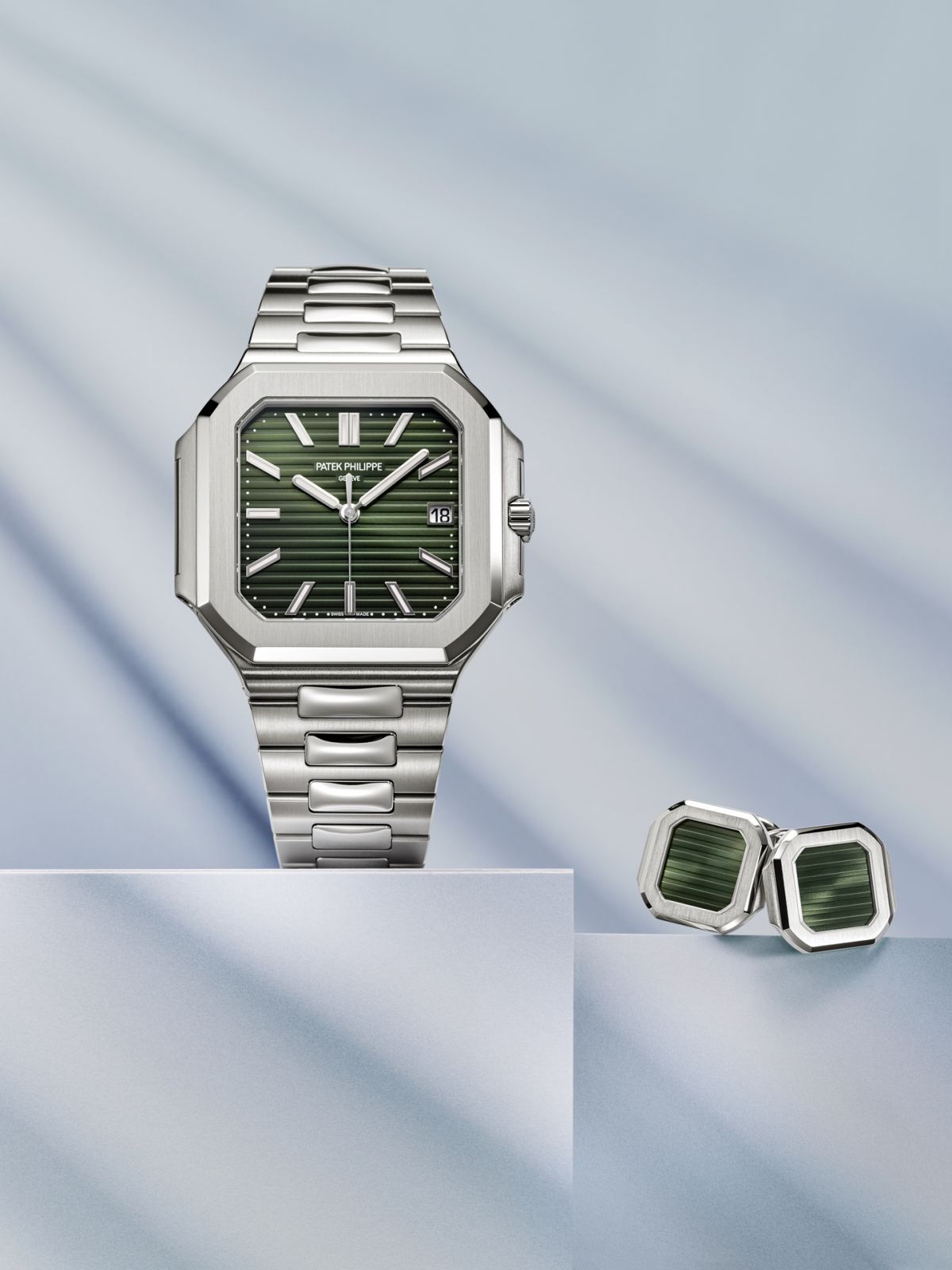 Patek Philippe, 5821/1A_001, Boutons de manchette 9821G_010