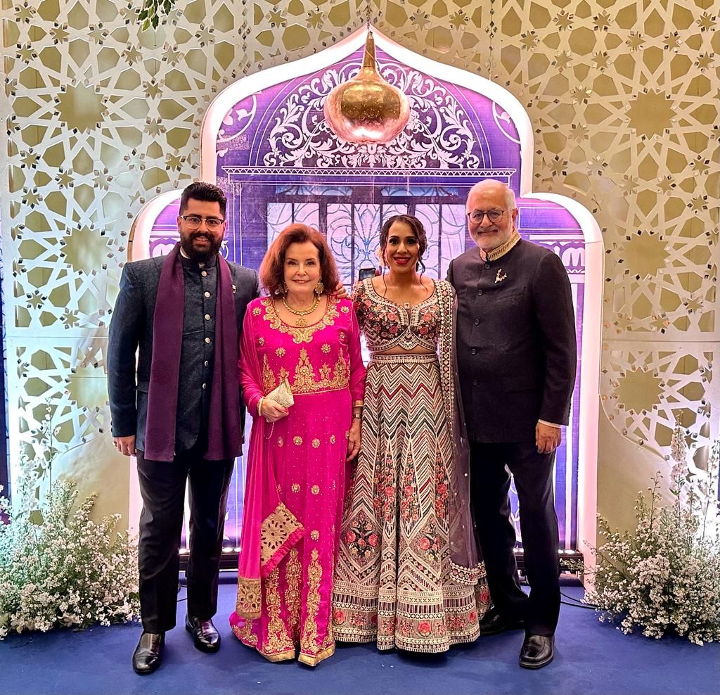 A family photo which features Thomson-Sakhrani, his parents and sister that was taken in October 2023 (Photo: James Thomson-Sakhrani)(Photo: James Thomson-Sakhrani)