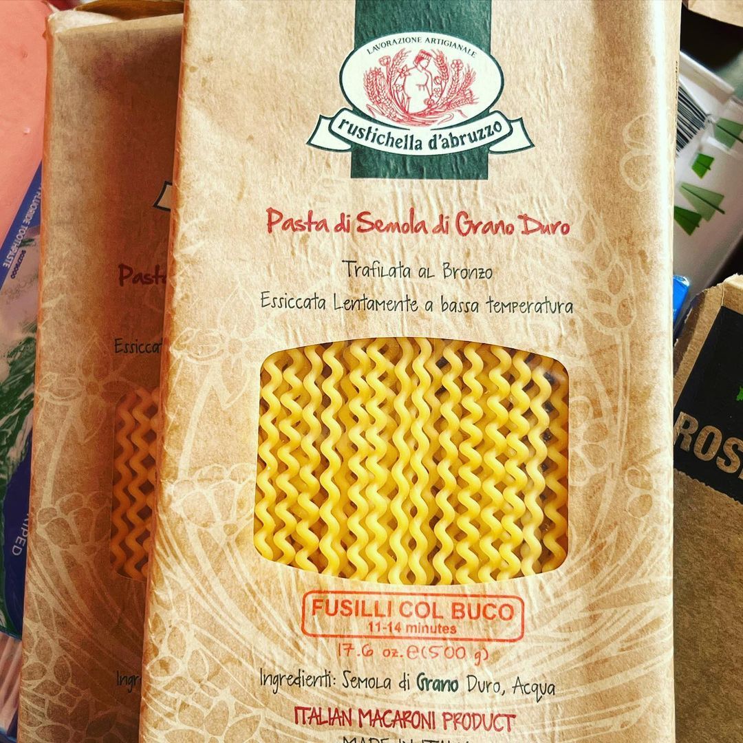 A packet of fusilli col buco (Photo: Instagram / @santorositaliandeli)