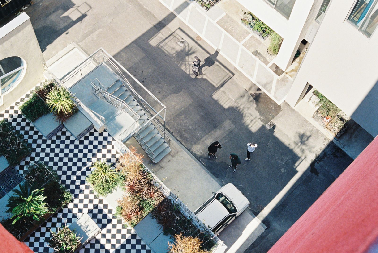 A top-down view of Freitag Jeju by MMMG, designed by Schemata Architects (Photo: Yu Jeon Lee)