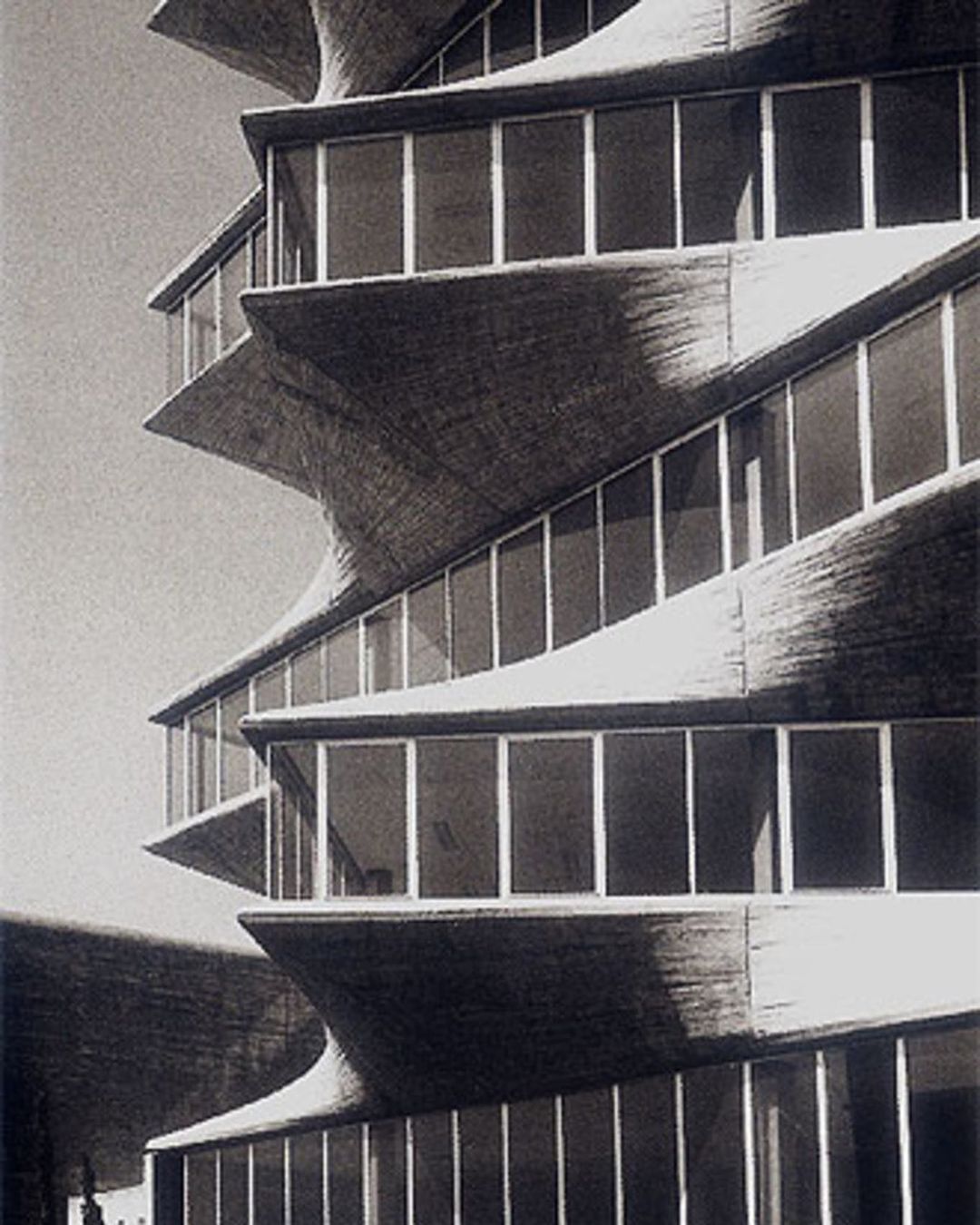 Each floor rotating at 45 degrees to the one below (Photo: Instagram / @haus_oft)