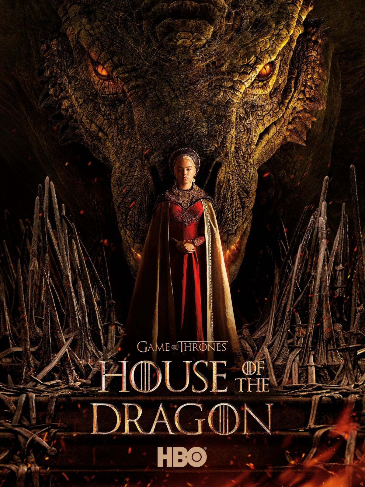The promotional poster for ‘House of the Dragon’ (Photo: HBO)
