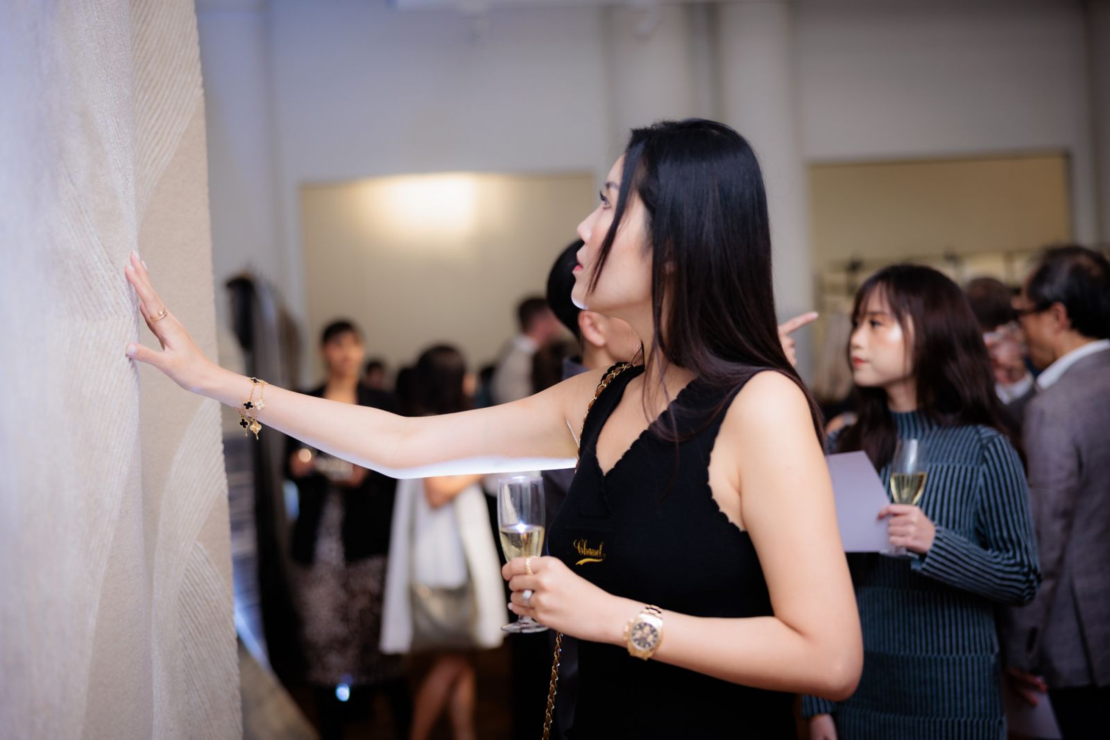Guest interactions with the Tappeti rugs