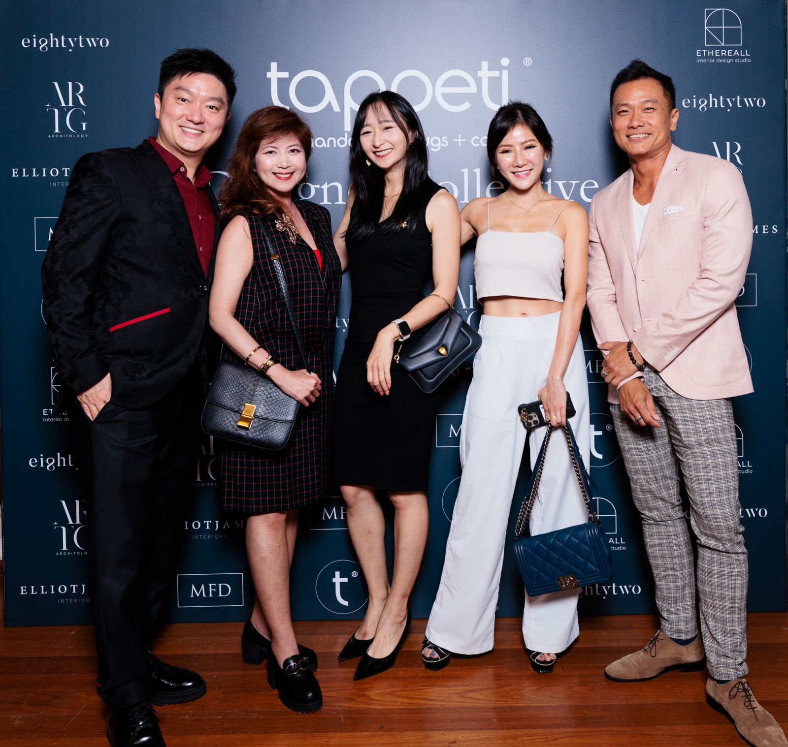 Tan Szue Hann, Kee Wei Hui, Jaclene Liew, Samantha Tay and Tan Chin Nyap