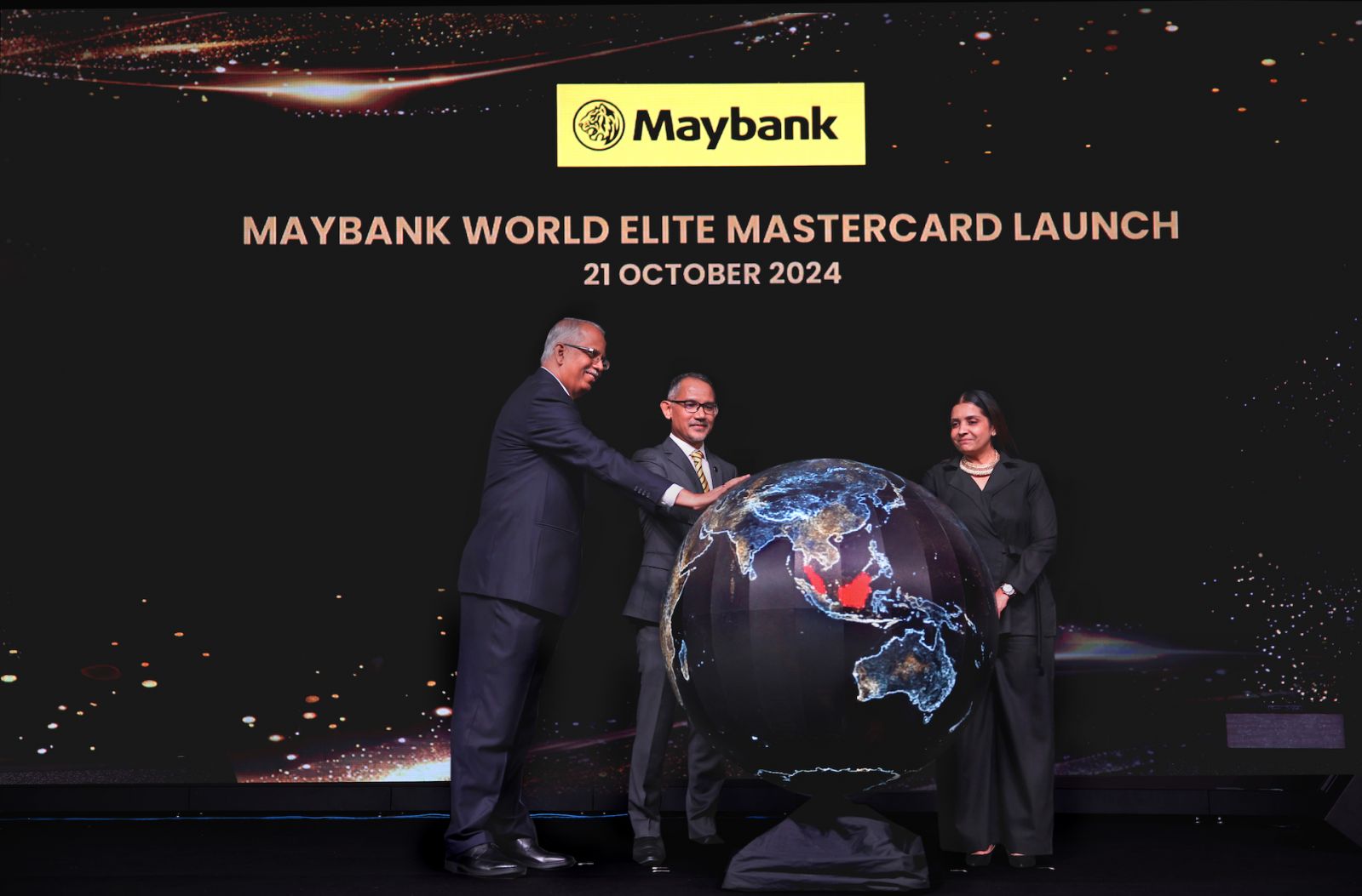 Opening gambit launching the new Maybank World Elite Mastercard at Shangri-La Kuala Lumpur