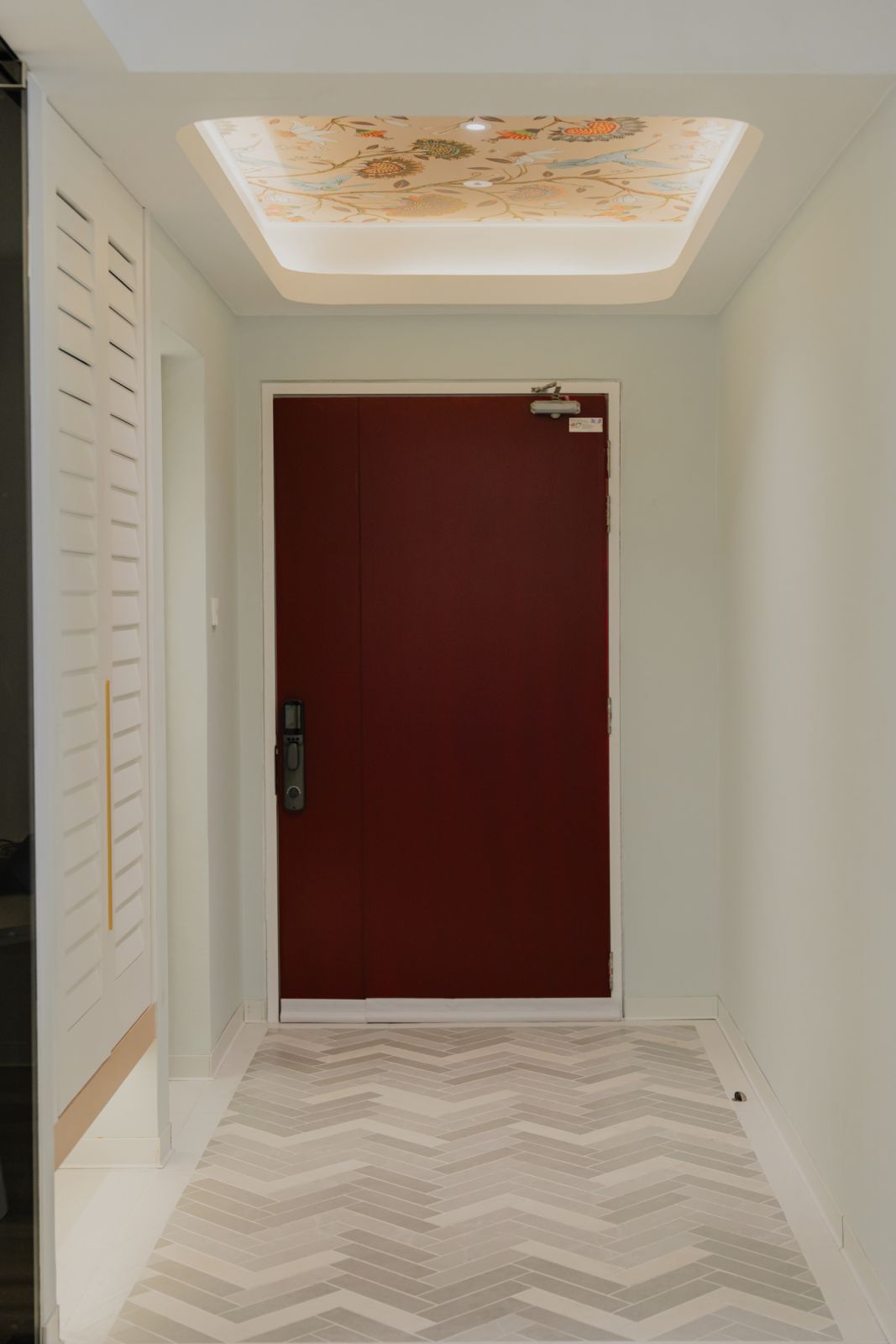 Detailing was added for the foyer